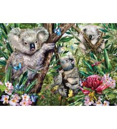 Puzzle Schmidt Jolie Famille de Koalas de 500 pièces