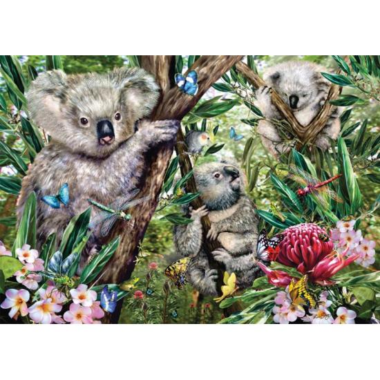 Puzzle Schmidt Jolie Famille de Koalas de 500 pièces
