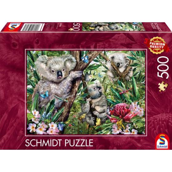 Puzzle Schmidt Jolie Famille de Koalas de 500 pièces