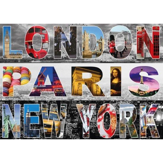 Schmidt Londres, Paris, New York Puzzle 1000 pièces