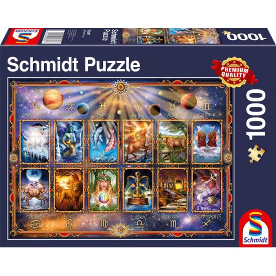 Schmidt Puzzle Les Signes du Zodiaque 1000 Pièces