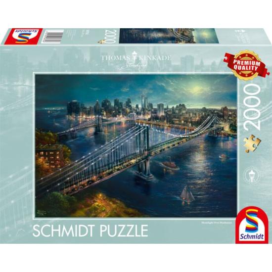 Puzzle Schmidt Clair de lune sur Manhattan 2000 pièces