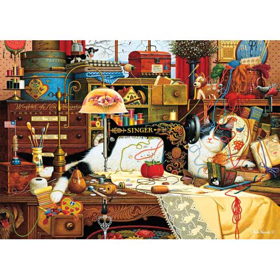 Puzzle Schmidt Maggie la Couturière de 1000 Pièces Puzzle Schmidt Maggie la Couturière de 1000 Pièces