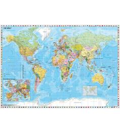 Puzzle carte du monde Schmidt 1500 pièces