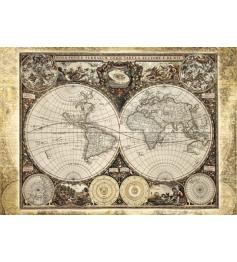 Puzzle historique carte du monde Schmidt 2000 pièces