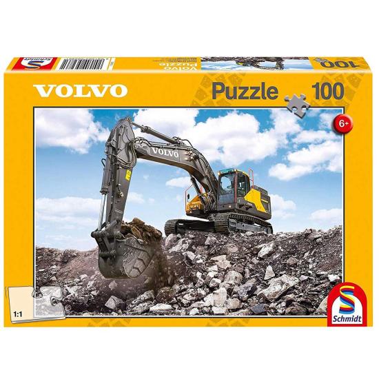Puzzle Schmidt Volvo EC380E Excavatrice Machine 100 Pièces