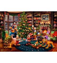 Puzzle Schmidt Mickey et Minnie décorent le sapin 1000 pieces