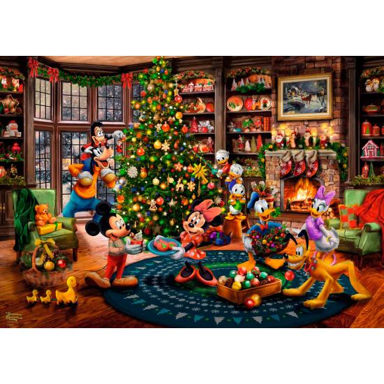 Puzzle Schmidt Mickey et Minnie décorent le sapin 1000 pieces