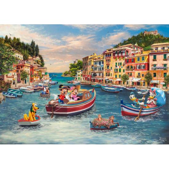 Puzzle Schmidt Mickey et Minnie En Italie 1000 pièces