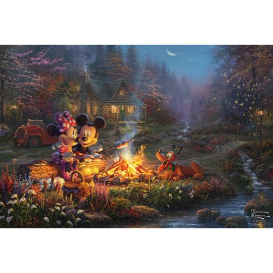 Puzzle Schmidt Feu De Camp Mickey Et Minnie Sweetheart XXL 200 p