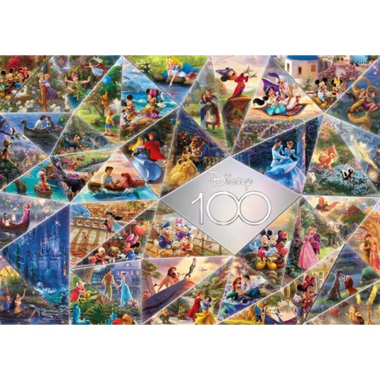 Puzzle Schmidt Mosaique du 100e Anniversaire Disney de 1000 P