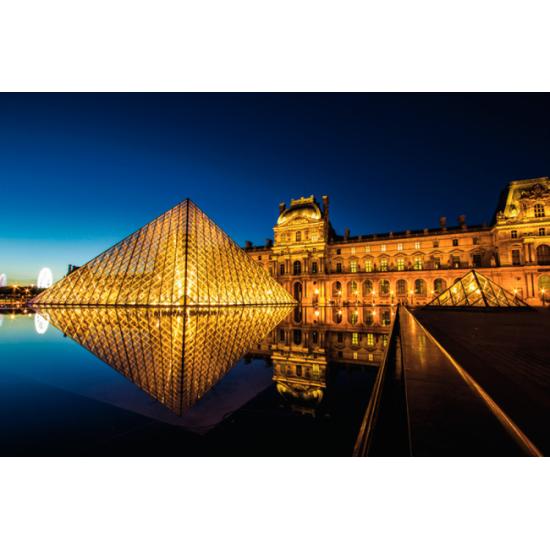 Schmidt Puzzle Musée du Louvre la Nuit 1000 Pièces