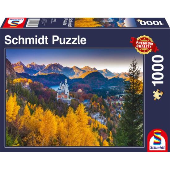 Puzzle Schmidt Neuschwanstein Automnal de 1000 Pièces