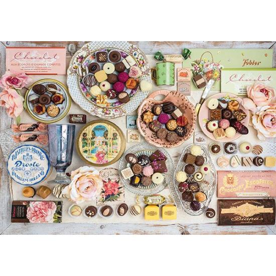 Schmidt Nostalgie Chocolat 1500 pièces Puzzle Schmidt Nostalgie Chocolat 1500 pièces Puzzle
