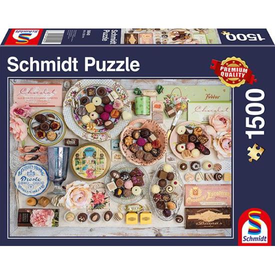 Schmidt Nostalgie Chocolat 1500 pièces Puzzle Schmidt Nostalgie Chocolat 1500 pièces Puzzle