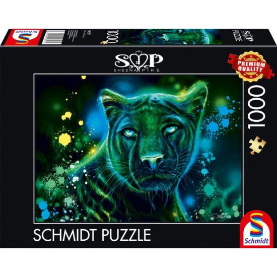 Puzzle Schmidt Panthère Néon de 1000 Pièces