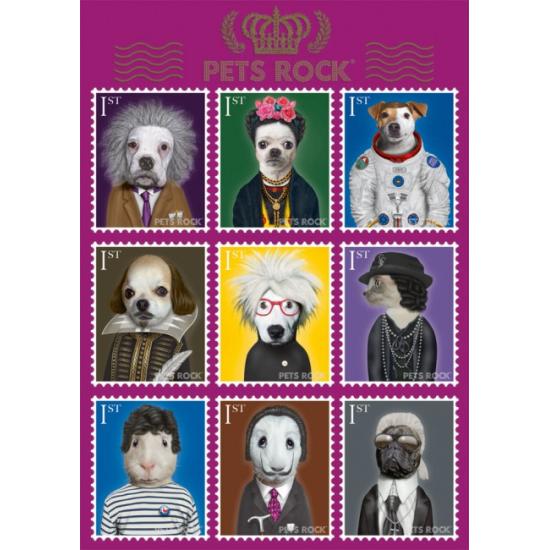 Schmidt Pets Rock Puzzle, Universal Artists 1000 pièces