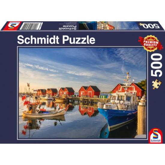 Schmidt Puzzle Weisse Wiek Port de pêche 500 pièces