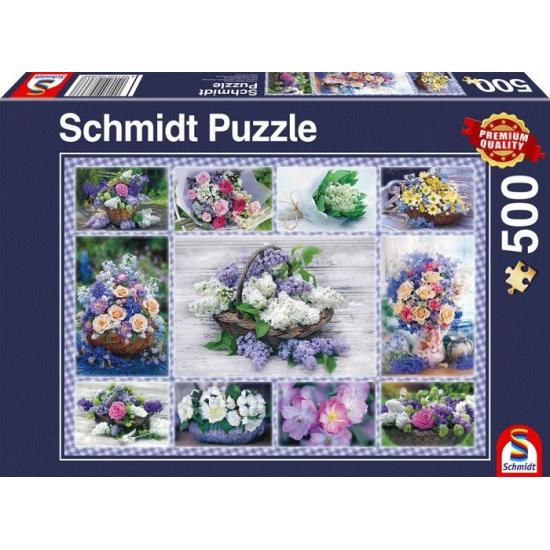 Schmidt Puzzle Bouquets de Fleurs 500 pièces