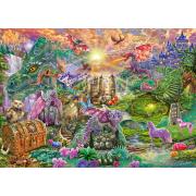 Schmidt Puzzle Royaume Enchanté des Dragons 1000 Pièces