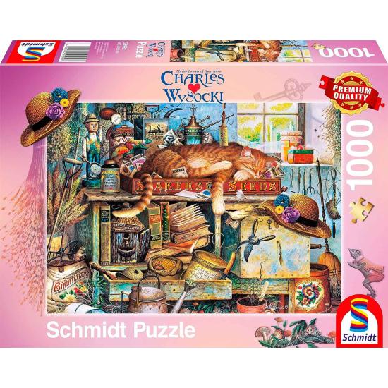 Puzzle Schmidt Remington le Jardinier de 1000 Pièces