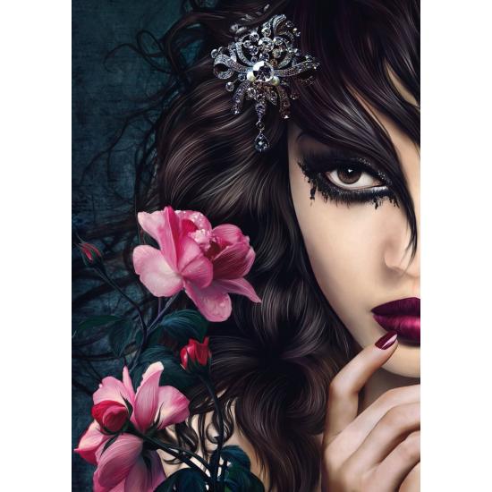 Schmidt Puzzle Rose de la nuit 1000 pièces
