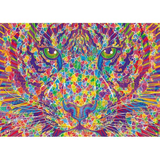 Puzzle Schmidt Sauvage au cœur - Tigre de 2000 pièces