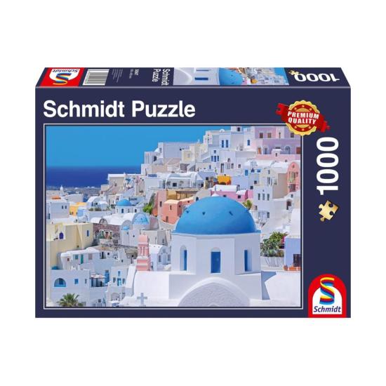 Puzzle Schmidt Santorini, Les Cyclades 1000 pièces