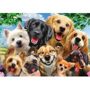 Schmidt Selfie de chiens Puzzle 500 pièces