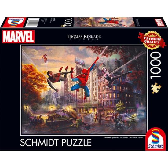 Puzzle Schmidt SpiderMan Et Ses Amis, L'Alliance Ultime 1000 Piè