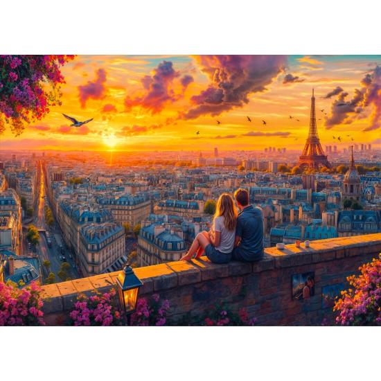 Puzzle Schmidt Chuchotements Sur Les Toits Parisiens 1000 Pieces