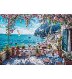 Puzzle Schmidt Terrasses Sur La Mer 1000 Pieces
