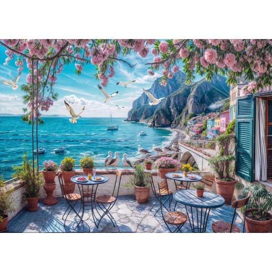 Puzzle Schmidt Terrasses Sur La Mer 1000 Pieces