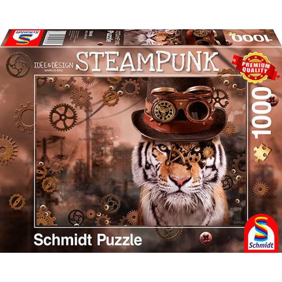 Puzzle Schmidt Tigre Steampunk 1000 pièces