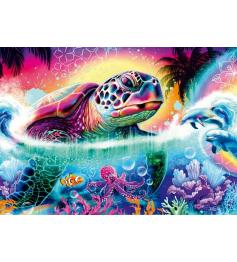 Puzzle Schmidt Tortue Néon 1000 Pcs
