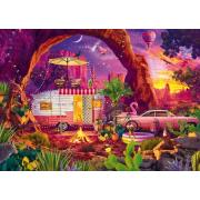 Puzzle Schmidt Un Paradis De Camping Dans Le Désert 1000 Pcs