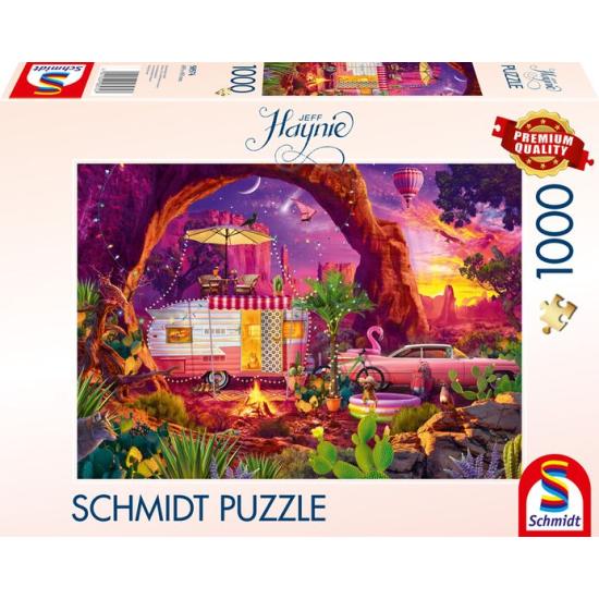 Puzzle Schmidt Un Paradis De Camping Dans Le Désert 1000 Pcs