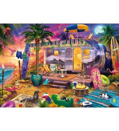 Puzzle Schmidt Un Mobil-Home Au Bord De La Plage 1000 Pcs