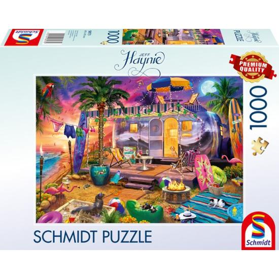 Puzzle Schmidt Un Mobil-Home Au Bord De La Plage 1000 Pcs