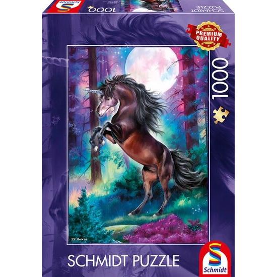 Puzzle Schmidt Licorne En Pleine Lune 1000 Pcs