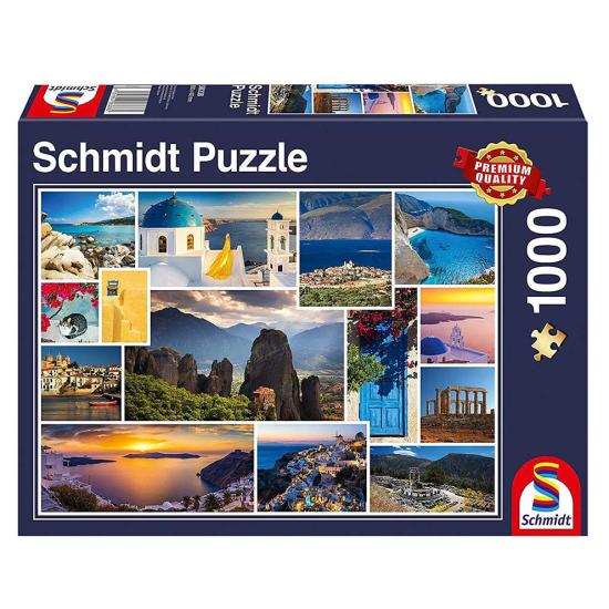 Schmidt Puzzle Vacances en Grèce 1000 pièces