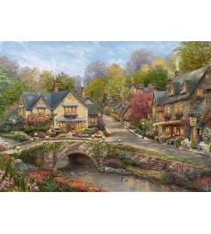 Puzzle Schmidt Été À Cobblestone Village 2000 pièces