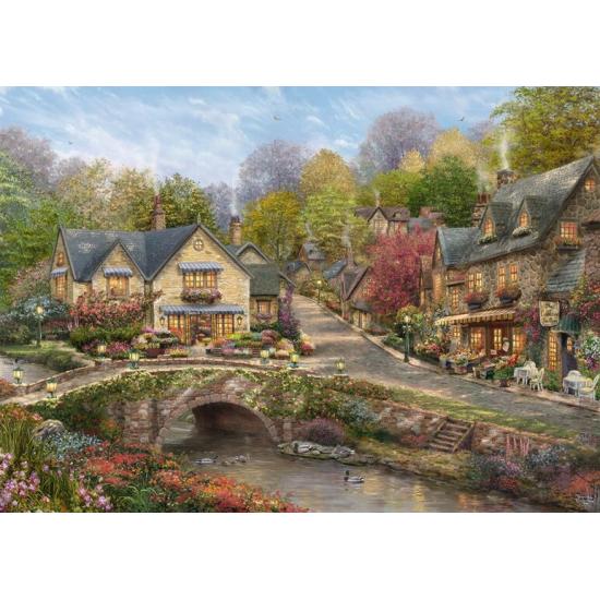 Puzzle Schmidt Été À Cobblestone Village 2000 pièces