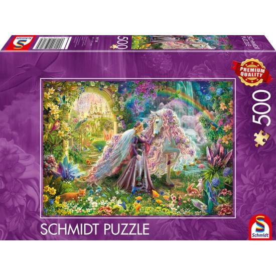 Puzzle Schmidt Voyage De Rêve Avec Une Licorne 500 pièces