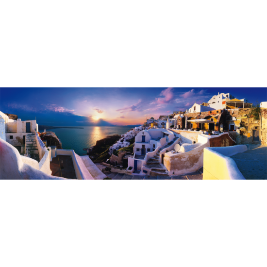 Schmidt Puzzle Vue panoramique de Santorin 1000 pièces