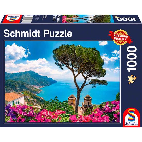 Schmidt Puzzle Vue de la côte amalfitaine 1000 pièces