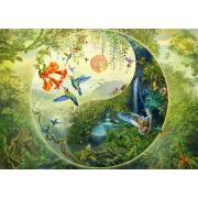 Puzzle Schmidt Yin-Yang Forêt De Colibris 1000 P
