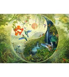 Puzzle Schmidt Yin-Yang Forêt De Colibris 1000 P
