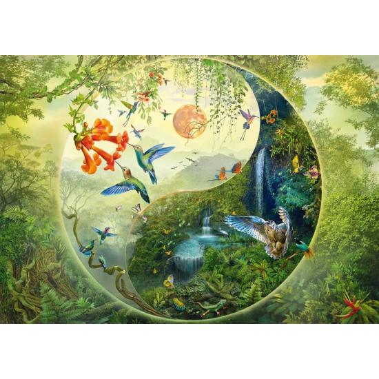 Puzzle Schmidt Yin-Yang Forêt De Colibris 1000 P