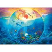 Puzzle Schmidt Yin-Yang Le Règne Des Animaux Marins 1000 P
